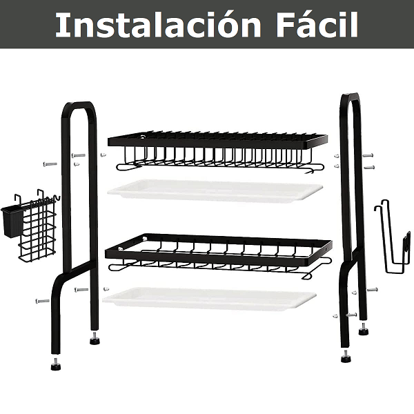 Escurridor De Platos 2 Pisos A - Diverthia